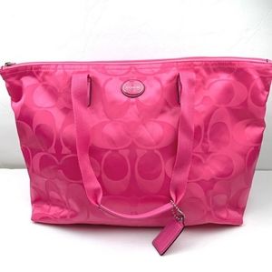 Fashion tote bag. Hot Pink